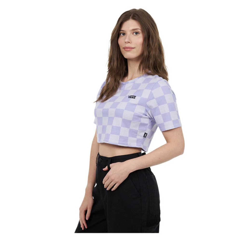 Checker Crew Crop II - T-shirt pour femme