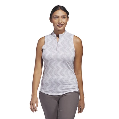 Ultimate365 Ottoman Printed - Women's Sleeveless Golf Polo