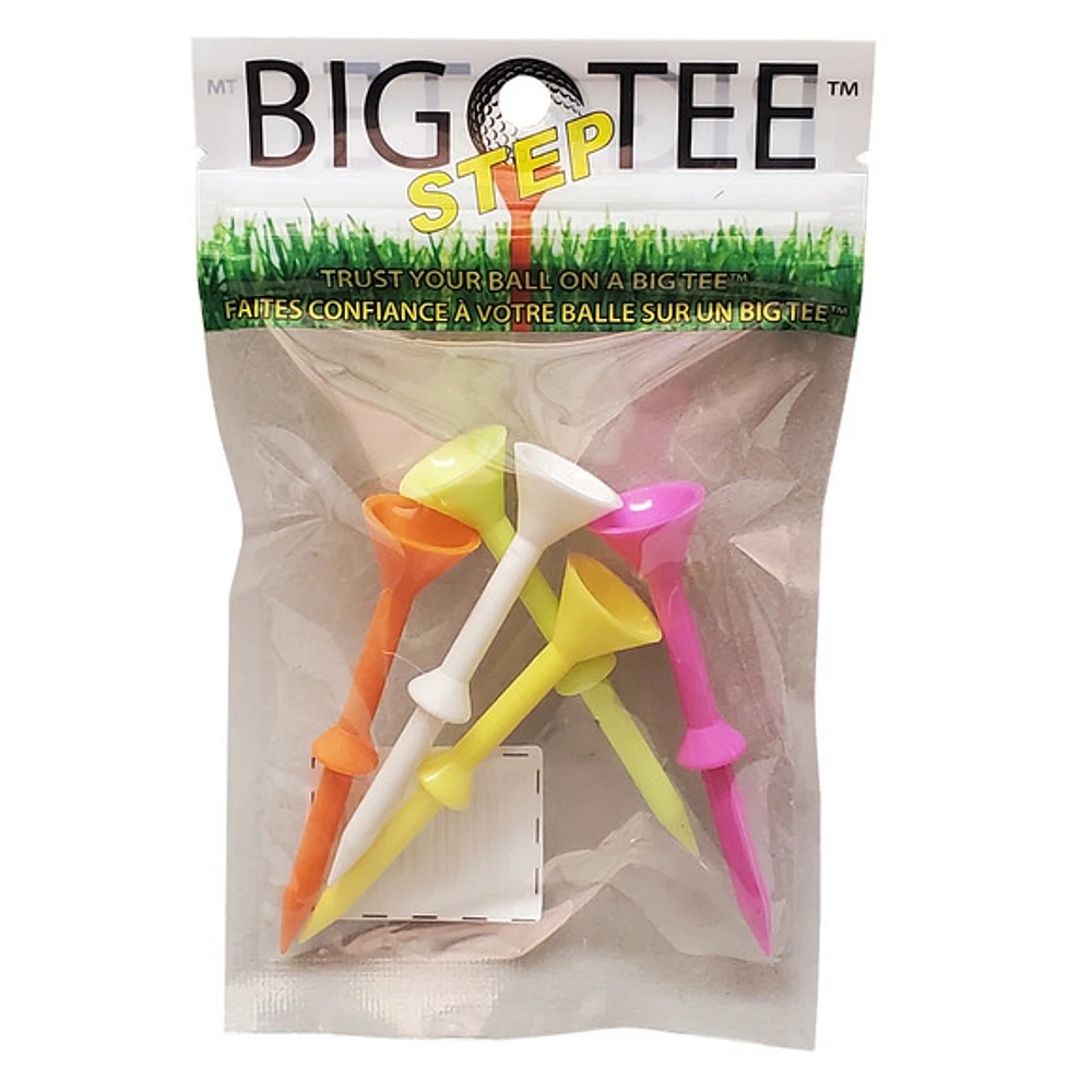 Big Step Tee (Paquet de 5) - Tés golf