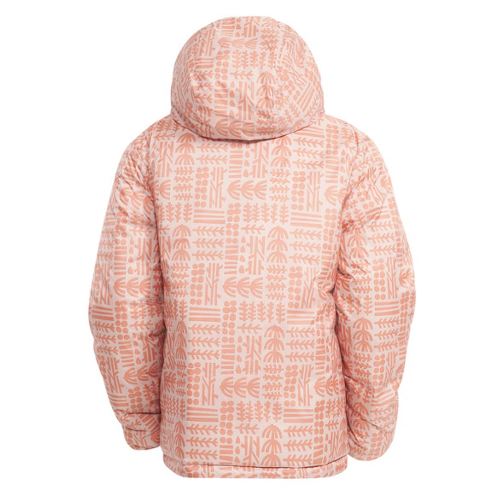 Bennington Geometric - Girls' Reversible Down Insulated Jacket