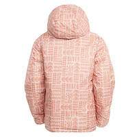 Bennington Geometric - Girls' Reversible Down Insulated Jacket