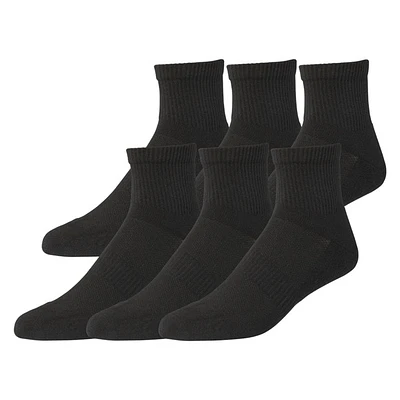 Quarter (Pack of 6 pairs) - Men's Ankle Socks