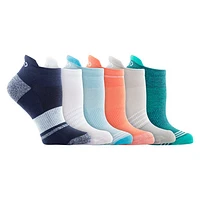 Rise No Show (Pack of 6 pairs) - Women's Ankle Socks