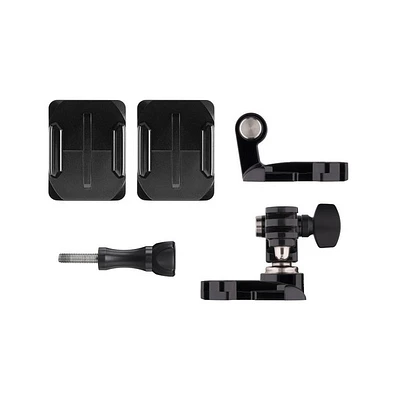 Helmet Front + Side Mount - Fixation pour caméra GoPro adaptée aux casques de protection