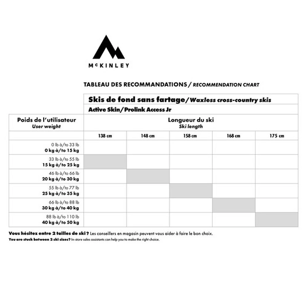 Active Skin/Prolink Access - Junior Waxless Cross-Country Skis