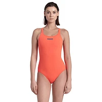 Team Swim Tech Solid - Women's One-Piece Training Swimsuit