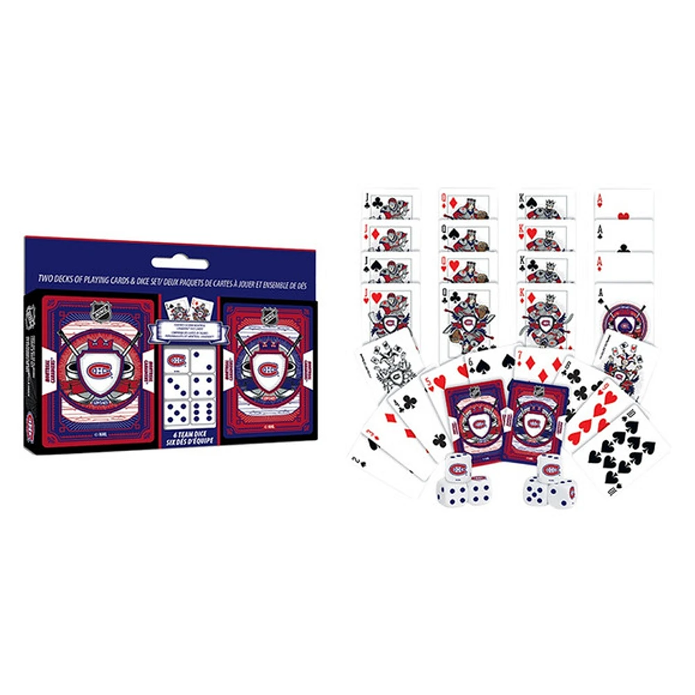 LNH Game Set - Jeux de cartes et dés