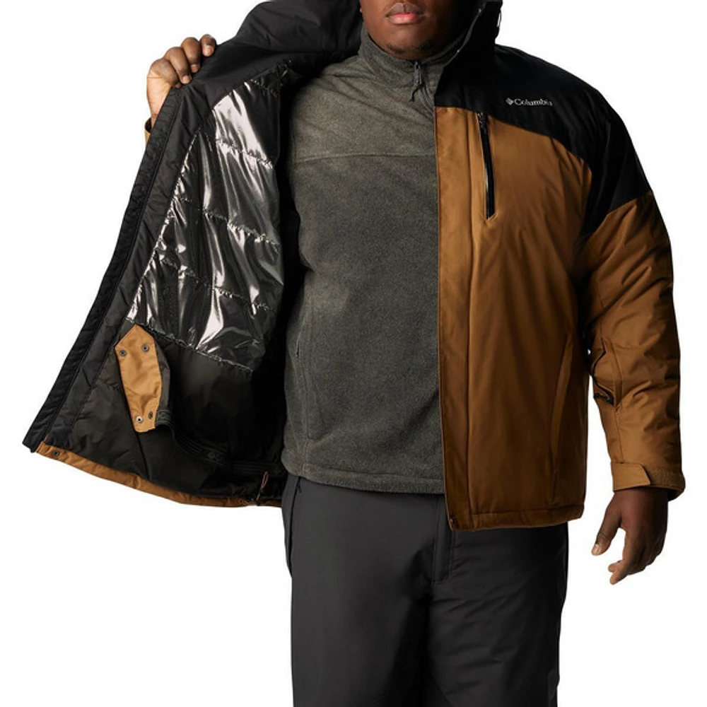 Last Tracks (Plus Size) - Men's Hooded Insulated Jacket