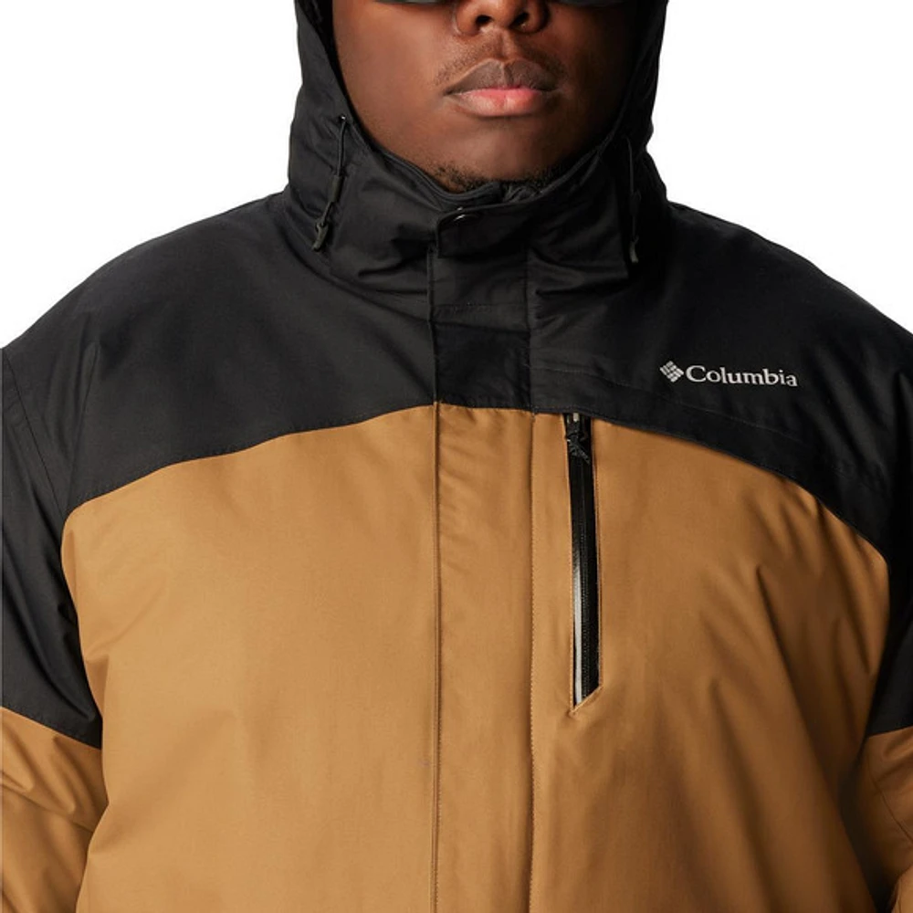 Last Tracks (Plus Size) - Men's Hooded Insulated Jacket