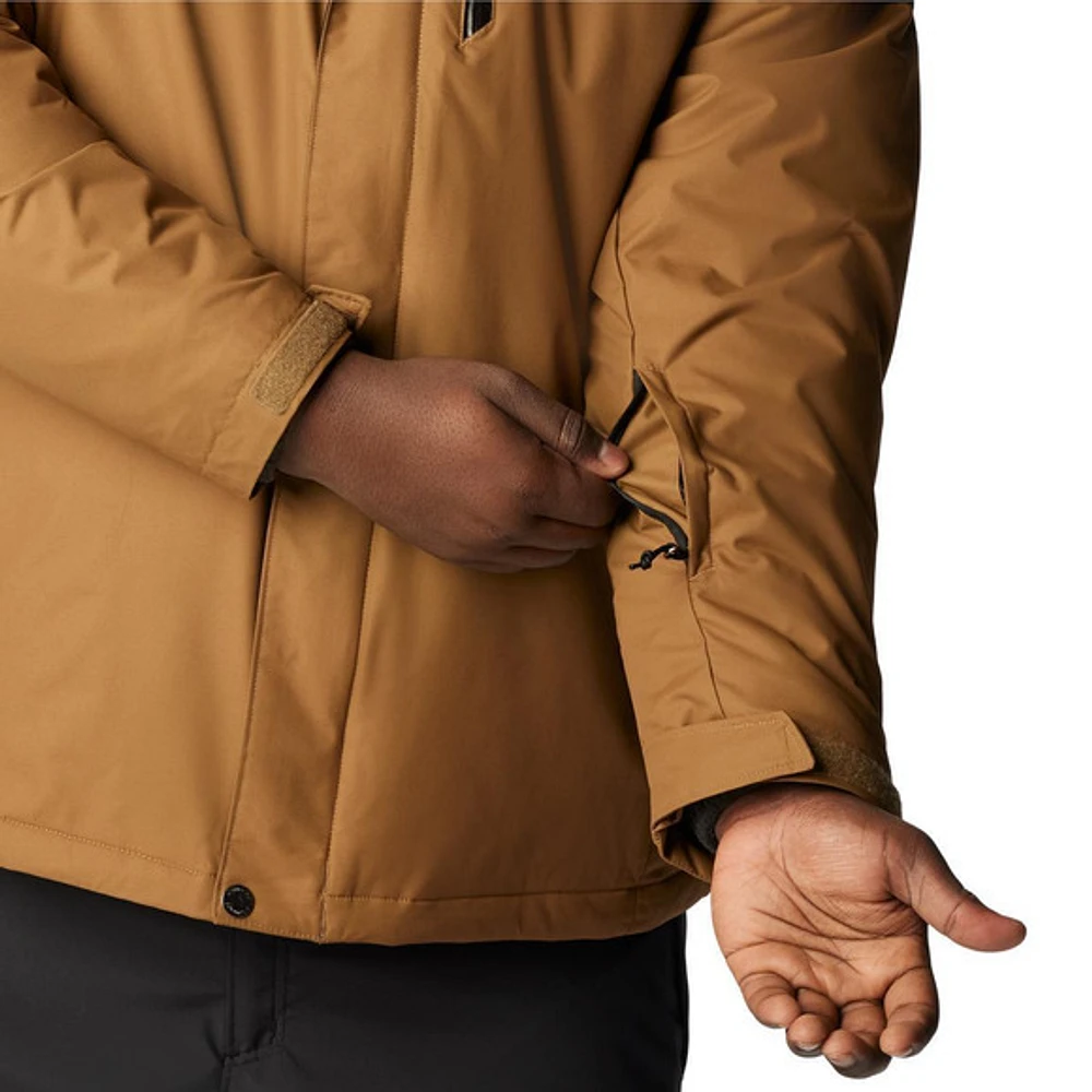 Last Tracks (Plus Size) - Men's Hooded Insulated Jacket