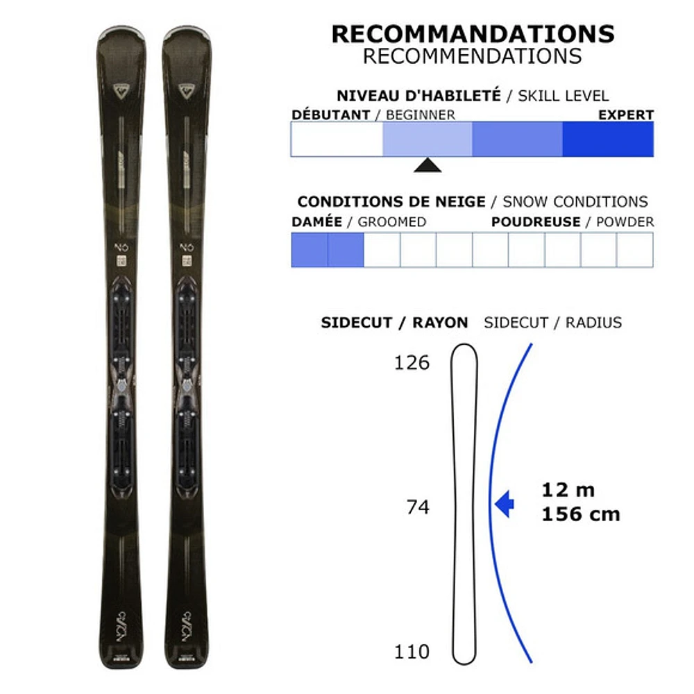 Nova 6/XPress 11 GW - Women's Carving Alpine Skis