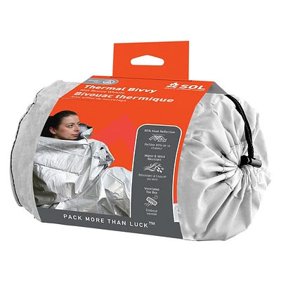 Thermal Bivvy - Abri d'urgence avec sifflet de secours