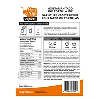 Vegetarian Taco and Tortilla Mix - Freeze-Dried Camping Food Meal