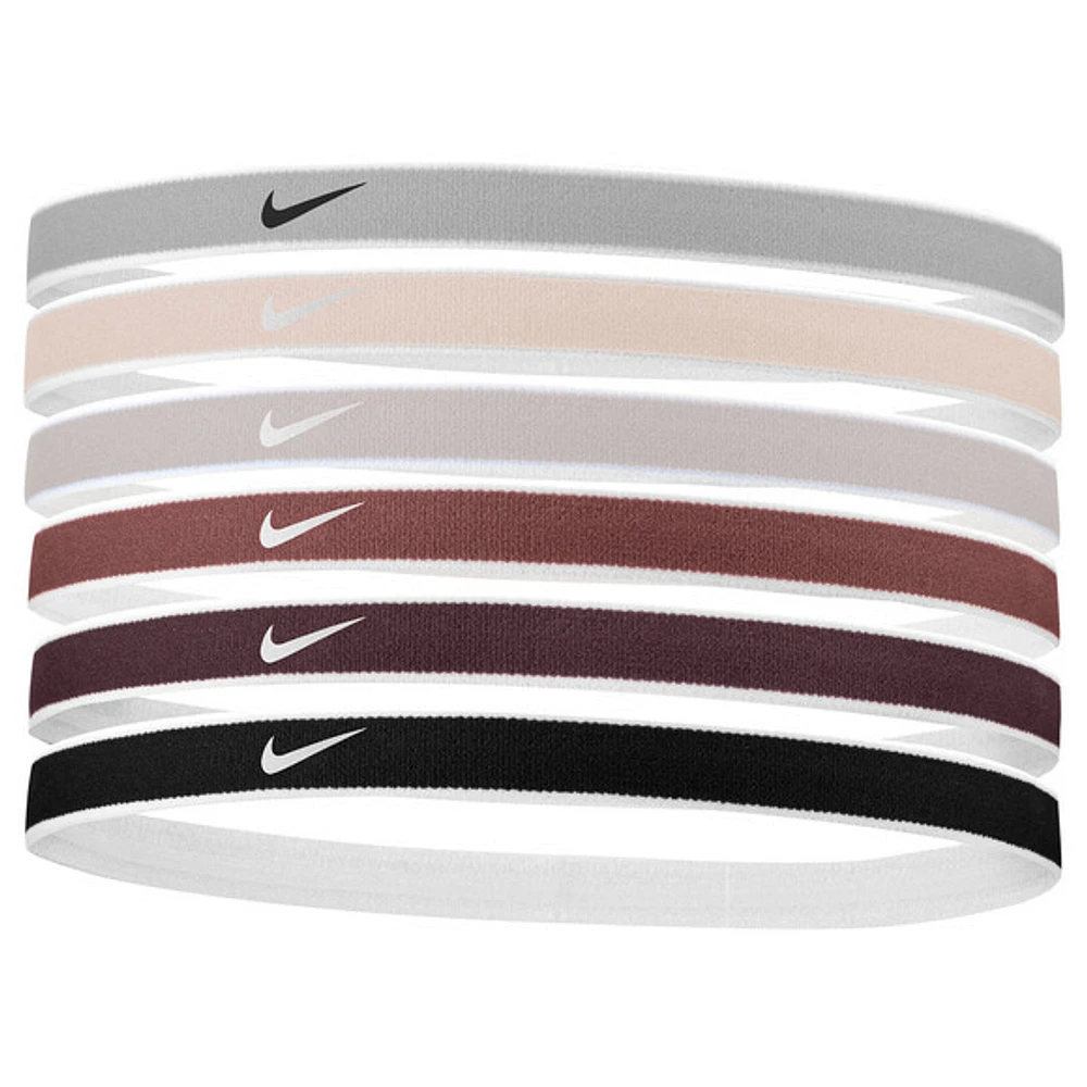 Swoosh Tipped (Pack of 6) - Elastic Headbands