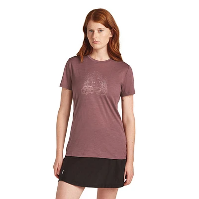 MERINO 150 TECH LITE VAN CAMP - T-SHIRT M/C FEMME