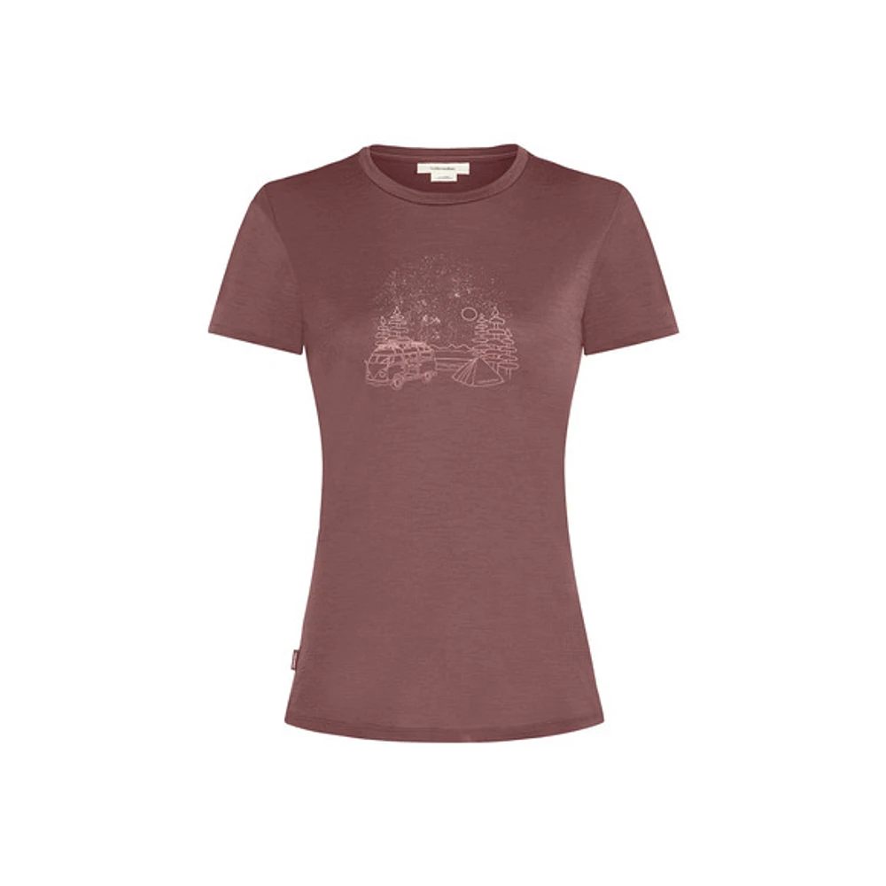 MERINO 150 TECH LITE VAN CAMP - T-SHIRT M/C FEMME