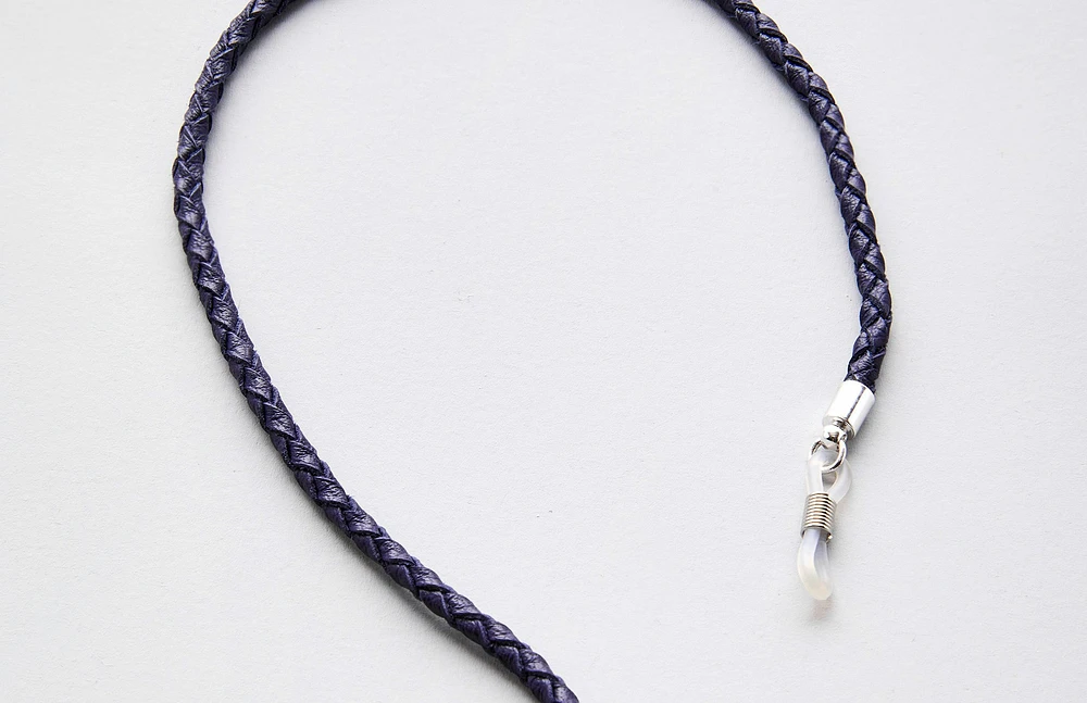 Leather Cord - Navy 