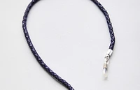 Leather Cord - Navy 