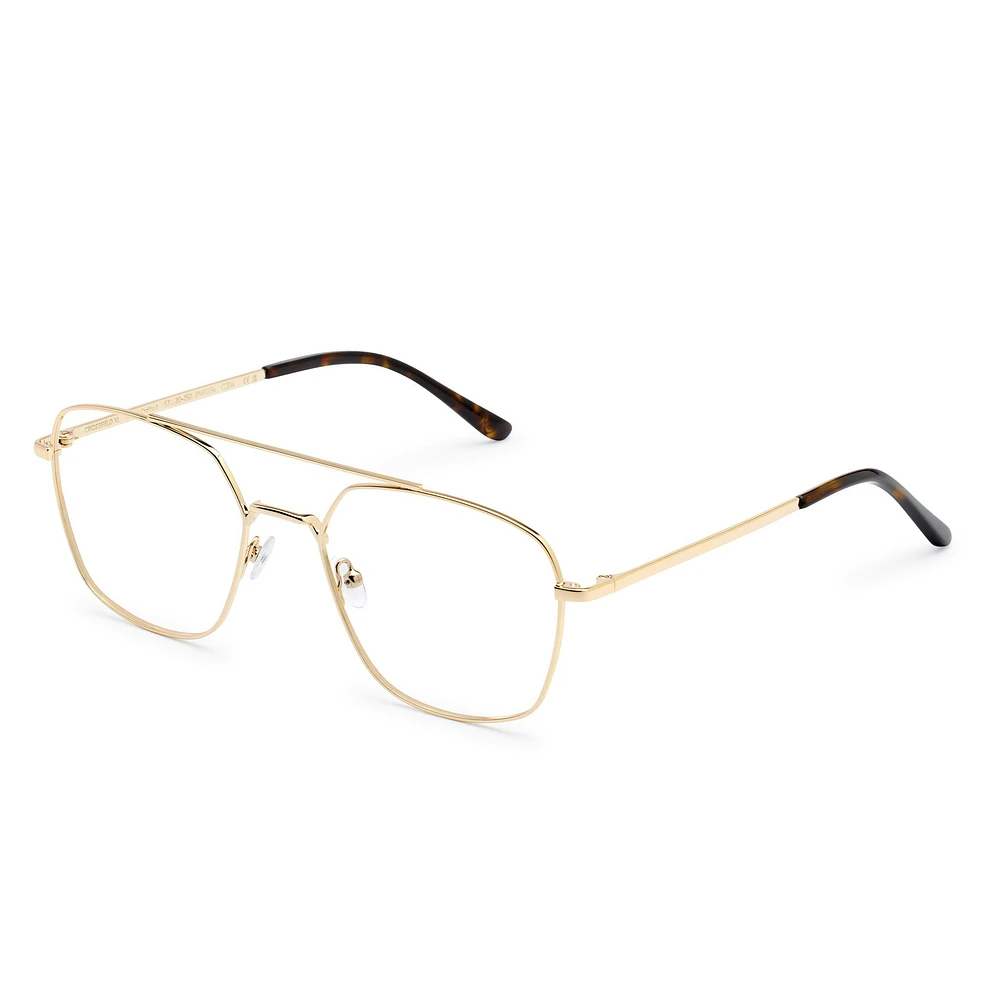 Crossfield XL - Gold Glasses 
