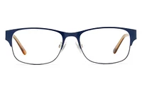 Leigh Metal - Navy Glasses 