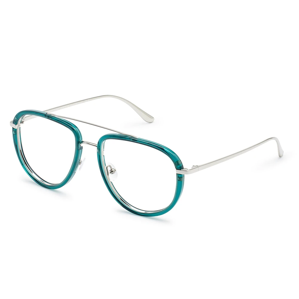 Reuben - Teal Glasses 