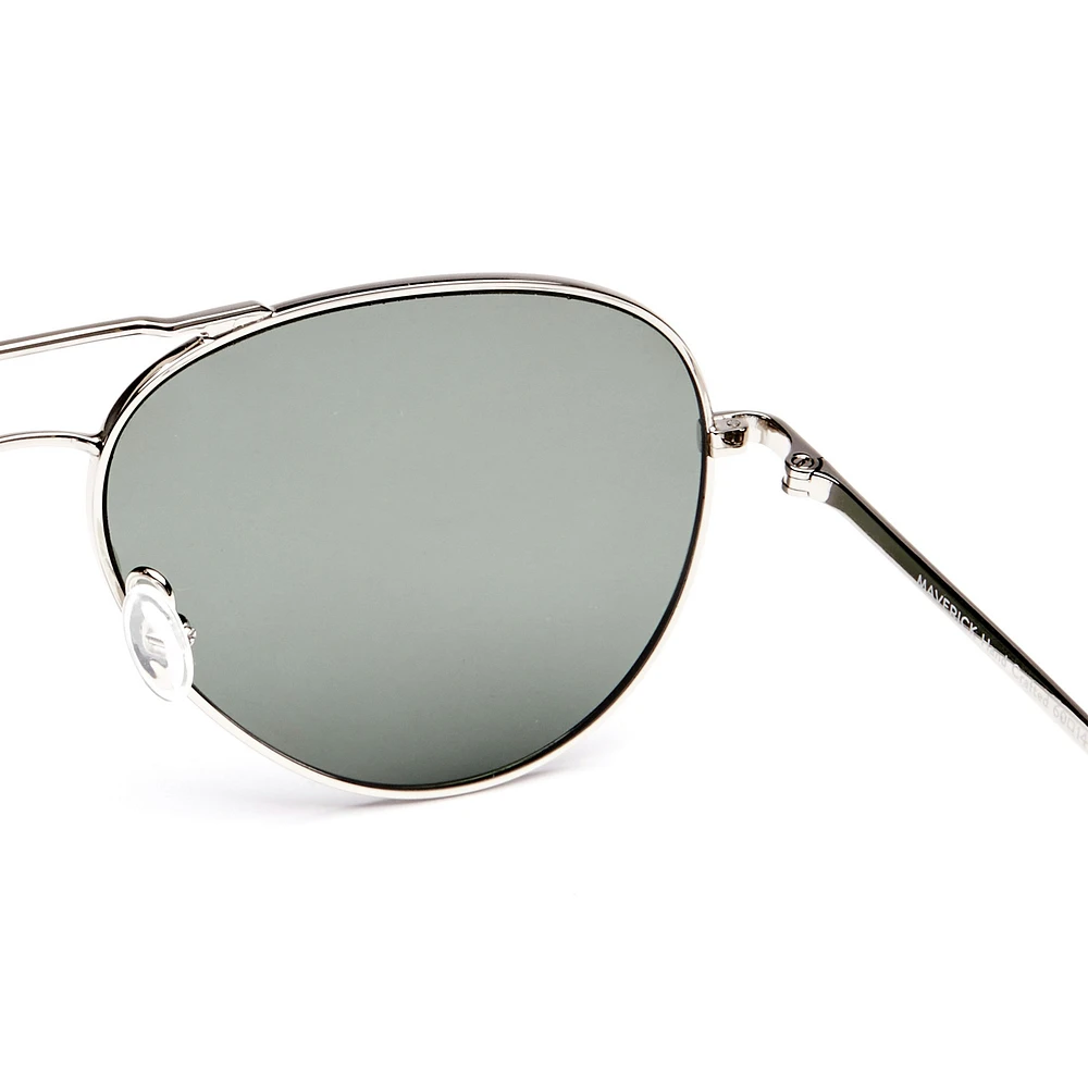 Maverick Sunglasses - Silver 