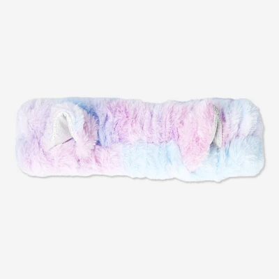 Whimsical Tie-Dye Headband with Cat Ears - Beauty Essential