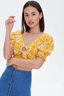 TOP PARA DAMA COLOR AMARILLO FOREVER 21