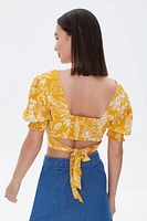 TOP PARA DAMA COLOR AMARILLO FOREVER 21