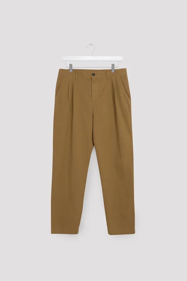 Organic Cotton Ripstop Trousers - Mens Pleated Trousers - F&T – Form&Thread