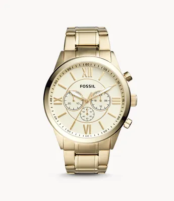 Flynn Chronograph Gold-Tone Stainless Steel Watch