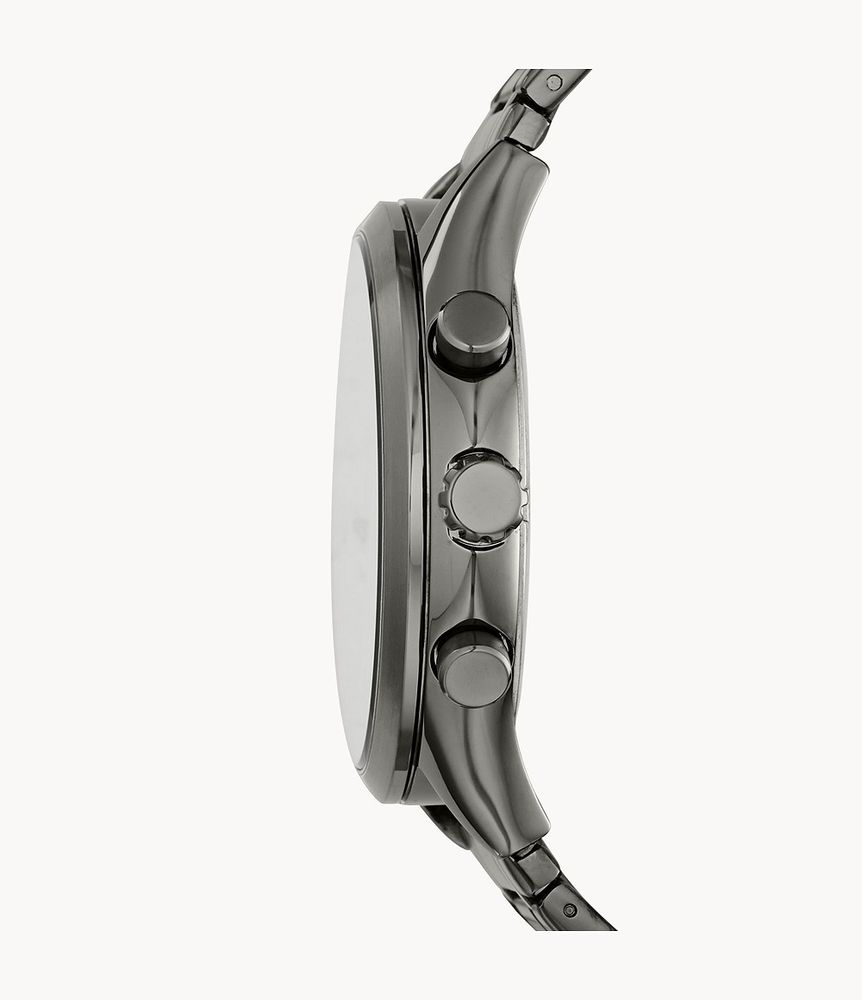 Fenmore Midsize Multifunction Smoke Stainless Steel Watch - BQ2401 - Fossil
