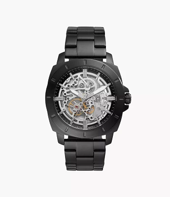 Privateer Sport Mechanical Black Stainless Steel Watch