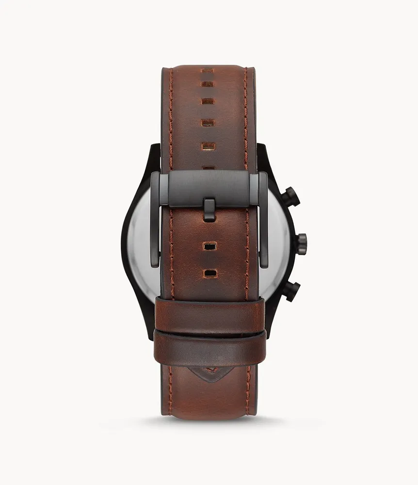 Sullivan Multifunction Brown Leather Watch