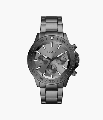 Bannon Multifunction Smoke Stainless Steel Watch