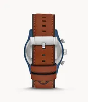 Sullivan Multifunction Brown Leather Watch