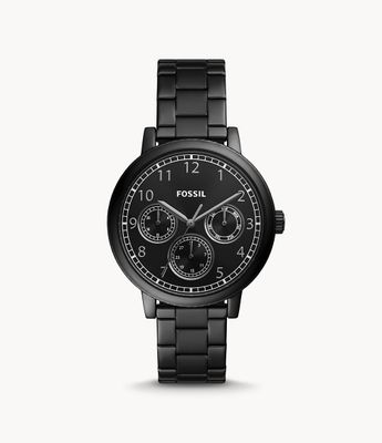 Airlift Multifunction Black Stainless Steel Watch - BQ2631 - Fossil