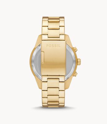 Brox Automatic Gold-Tone Stainless Steel Watch - BQ2667 - Fossil