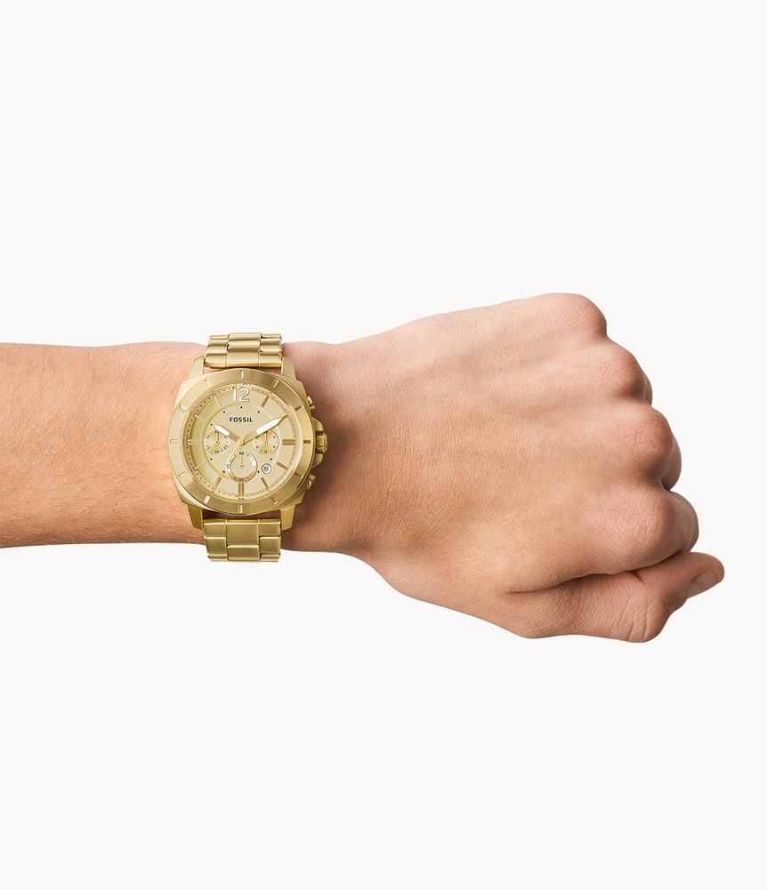 Privateer Sport Chronograph Gold-Tone Stainless Steel Watch