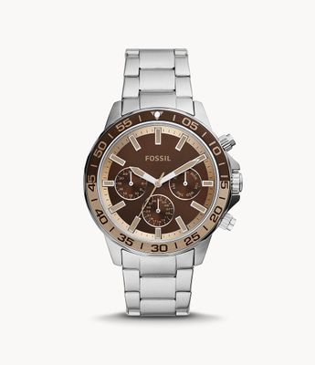 Montre multifonctionnelle en acier inoxydable Bannon