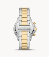 Bannon Multifunction Two-Tone Stainless Steel Watch