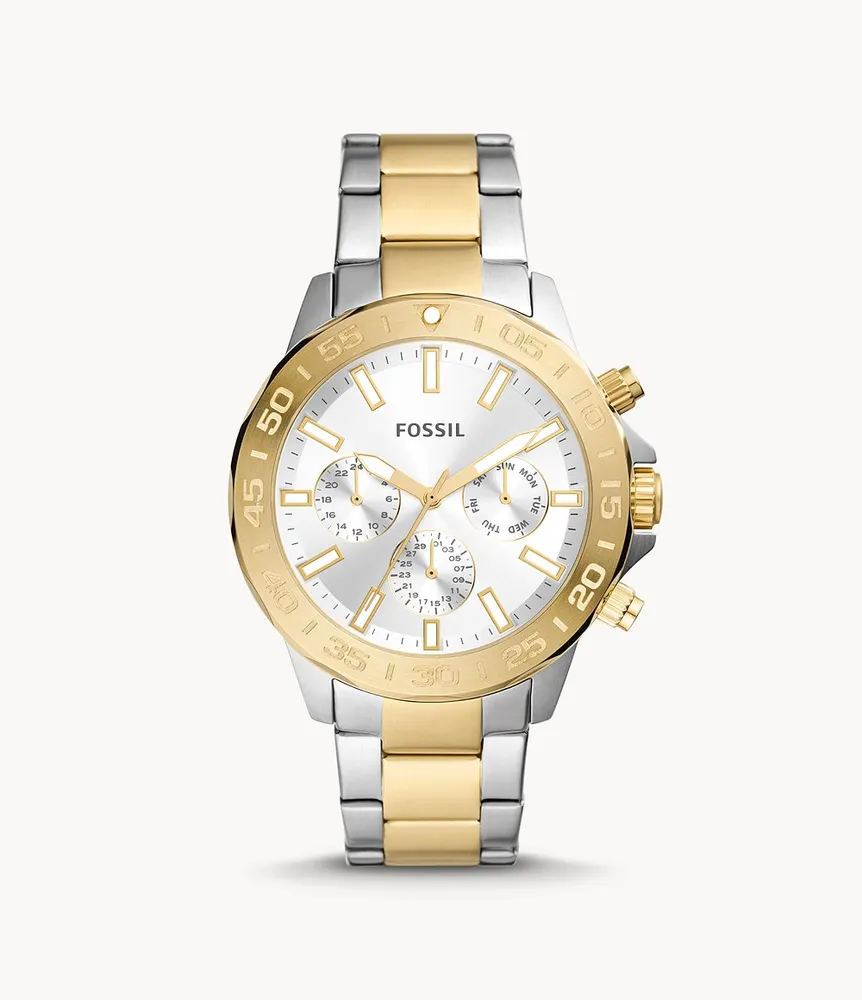 Bannon Multifunction Two-Tone Stainless Steel Watch