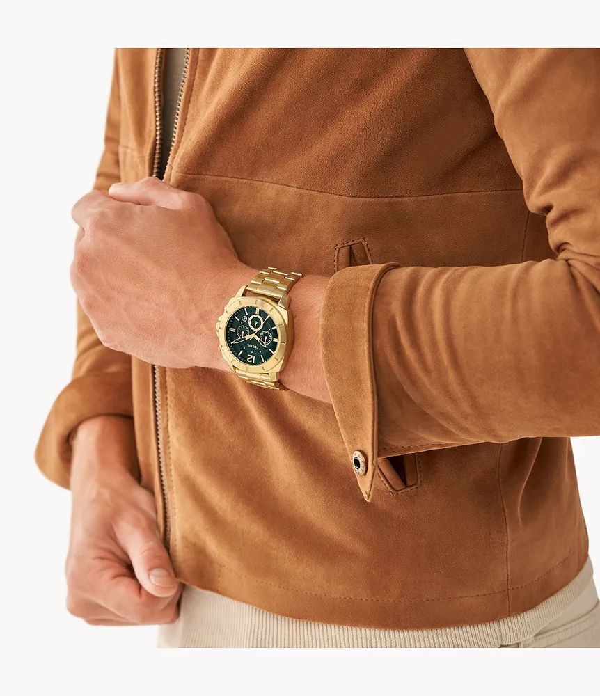 Privateer Chronograph Gold-Tone Stainless Steel Watch