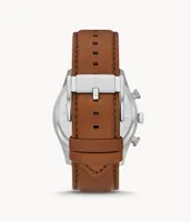 Sullivan Multifunction Medium Brown Leather Watch