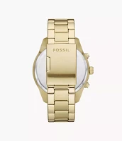 Brox Multifunction Gold-Tone Stainless Steel Watch