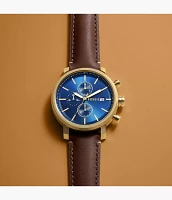 Rhett Multifunction LiteHide™ Leather Watch