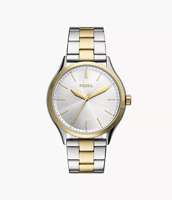 Fenmore Three-Hand Two-Tone Stainless Steel Watch