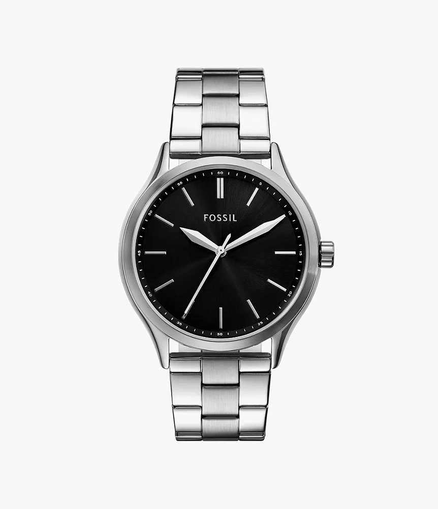 Fenmore Three-Hand Stainless Steel Watch