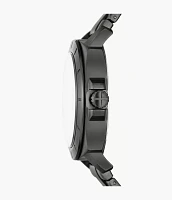 Privateer Three-Hand Gunmetal Stainless Steel Watch