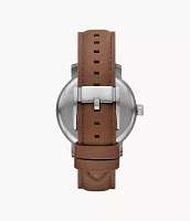 Rhett Multifunction Brown Leather Watch